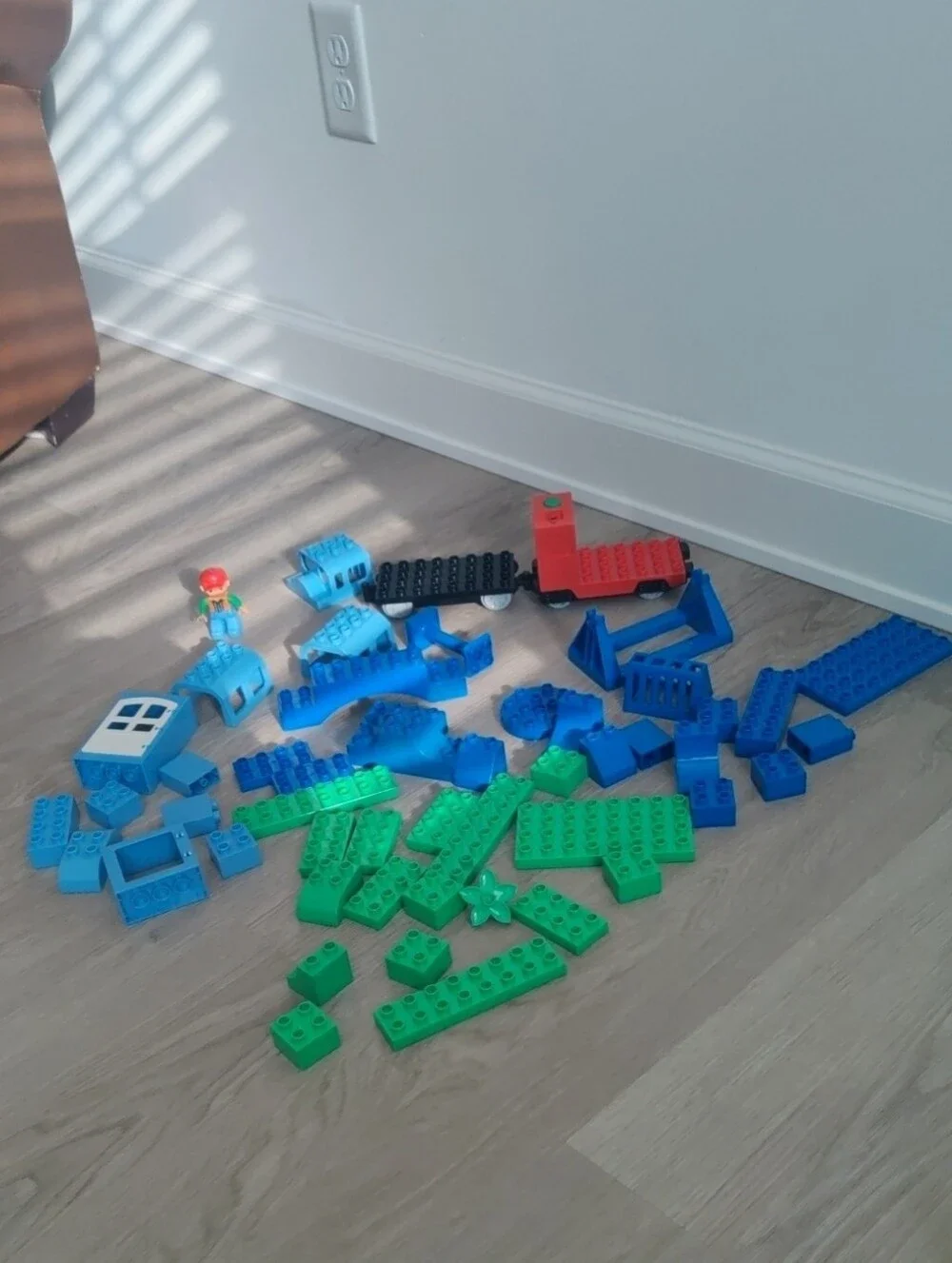 Lot Of Building Lego Duplo Blocks Kids Core Fine Motor Development Y2K Retro